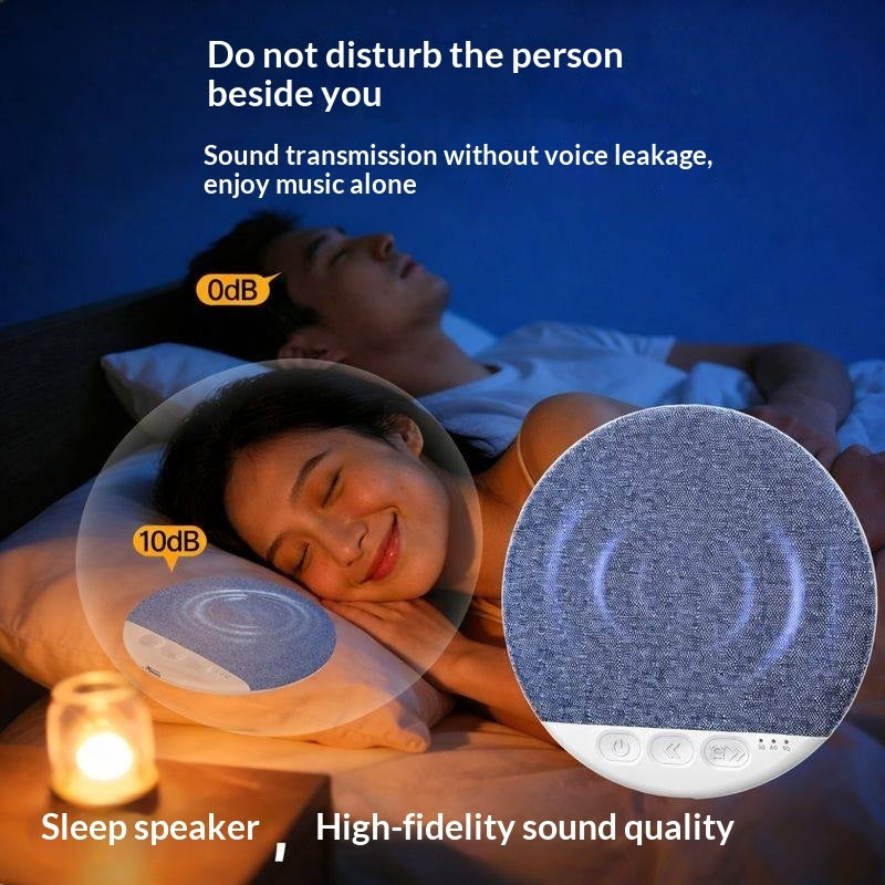 Diagram showing sound kept to one side of the bed