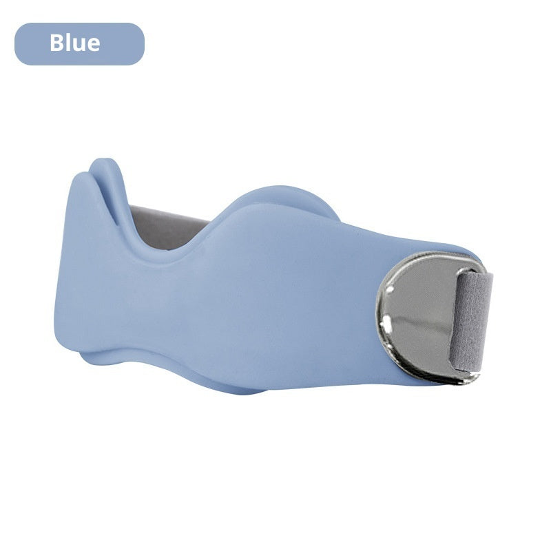 Blue: the strap from the side